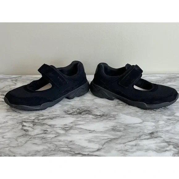 Vionic Walk Slim Giselle Athletic Mary Jane Sneakers Black Womens Sz 6 Comfort - Picture 4 of 8